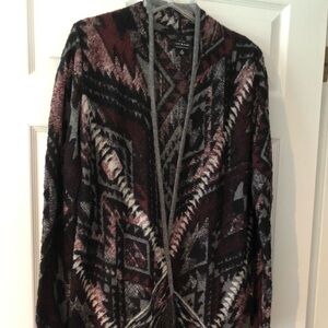 Previously Worn Western Style Sweater, With Fringe in the Bottom